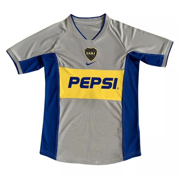 Tailandia Camiseta Boca Juniors Segunda Equipación Retro 2002 Gris